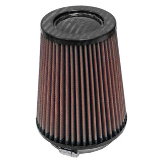 K&N® - Round Tapered Red Air Filter (4" F x 5.375" B x 4" T x 6.5" H)