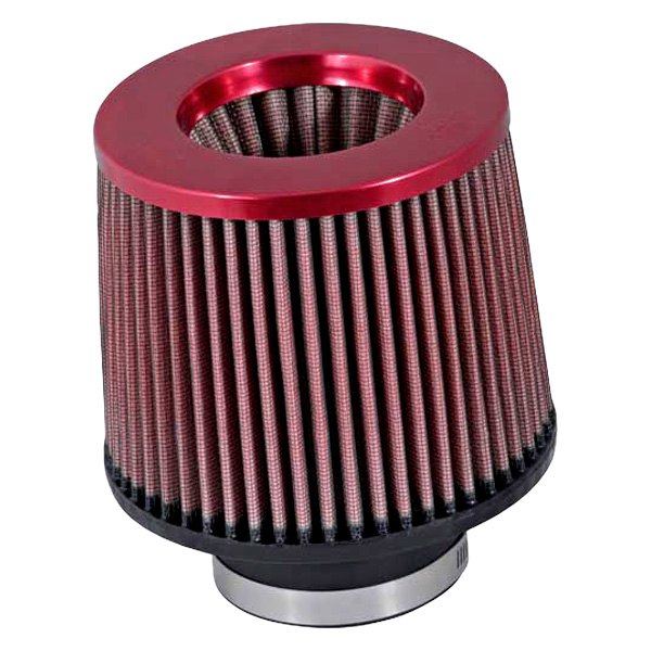 K&N® RR3001 Round Tapered Red Air Filter (3" F x 6" B x 5.25" T x 5" H)