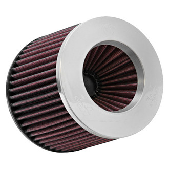 K&N® - Round Tapered Red Air Filter (3" F x 6" B x 5.25" T x 5" H)