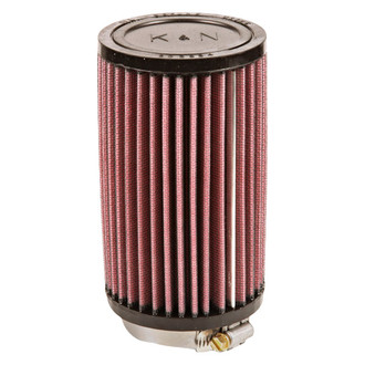 K&N® - Round Straight Red Air Filter (2.438" F x 3.5" OD x 6" H)