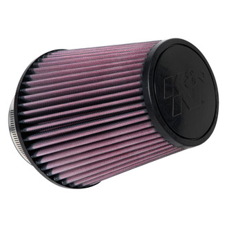 K&N® - Round Tapered Red Air Filter (4" F x 6.5" B x 4.5" T x 7" H)