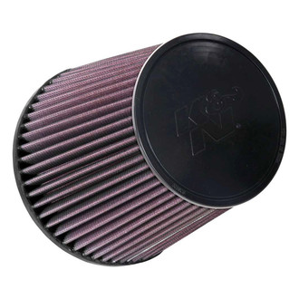 K&N® - Round Tapered Red Air Filter (5" F x 6.5" B x 5" T x 6.5" H)