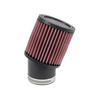 K&N® - Round Straight Red Air Filter (2.438" F x 3.75" OD x 4" H)