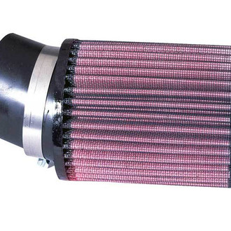 K&N® - Round Straight Red Air Filter (2.438" F x 3.75" OD x 5" H)