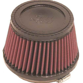 K&N® - Round Tapered Red Air Filter (4" F x 5.375" B x 4.375" T x 3.5" H)