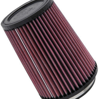 K&N® - Round Tapered Red Air Filter (4" F x 5.375" B x 4.375" T x 7" H)