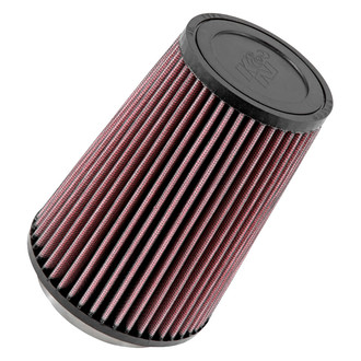 K&N® - Round Tapered Red Air Filter (3.313" F x 4.75" B x 3.5" T x 6.5" H)