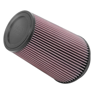 K&N® - Round Tapered Red Air Filter (5" F x 6.5" B x 4.375" T x 8.75" H)