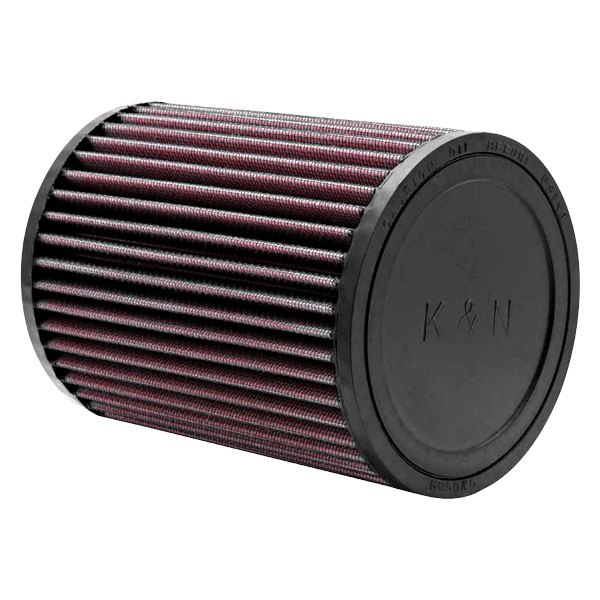 K&N® RU2820 Round Straight Red Air Filter (3" F x 5" OD x 6.5" H)