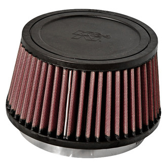 K&N® - Round Tapered Red Air Filter (4.5" F x 5.875" B x 5" T x 3.25" H)