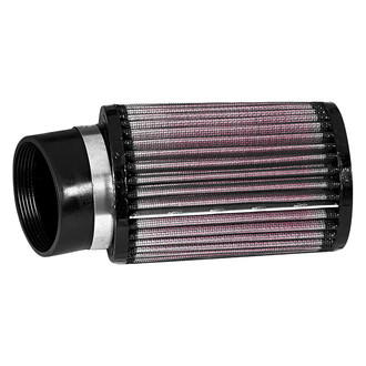 K&N® - Round Straight Red Air Filter (2.75" F x 4" OD x 6" H)
