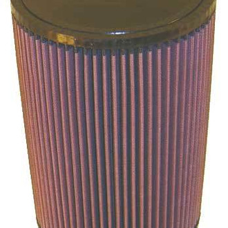K&N® - Round Straight Red Air Filter (5" F x 6.5" OD x 10" H)