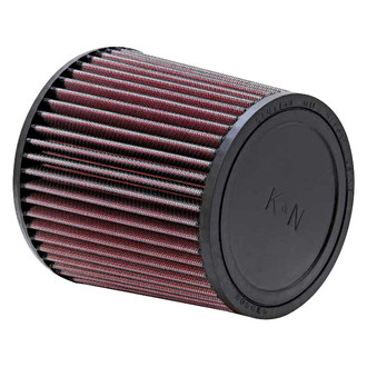 K&N® - Round Tapered Red Air Filter (4.5" F x 5.875" B x 5" T x 6" H)