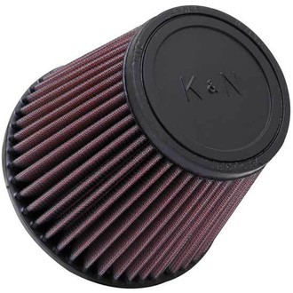 K&N® - Round Tapered Red Air Filter (3" F x 6" B x 4" T x 5" H)