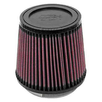K&N® - Round Tapered Red Air Filter (3.75" F x 5.375" B x 4.375" T x 5" H)