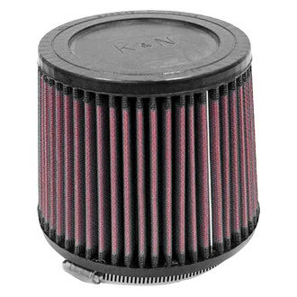 K&N® - Round Tapered Red Air Filter (4.5" F x 5.875" B x 5.125" T x 5" H)