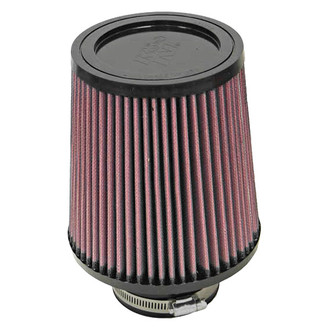 K&N® - Round Tapered Red Air Filter (3" F x 6" B x 5" T x 6.5" H)