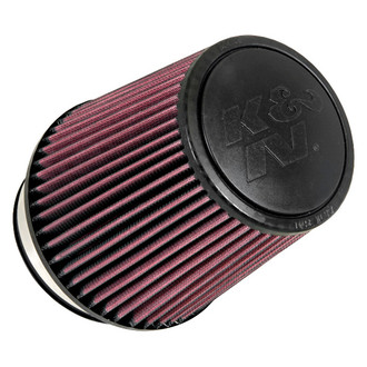 K&N® - Round Tapered Red Air Filter (4.375" F x 6" B x 4.625" T x 6.5" H)