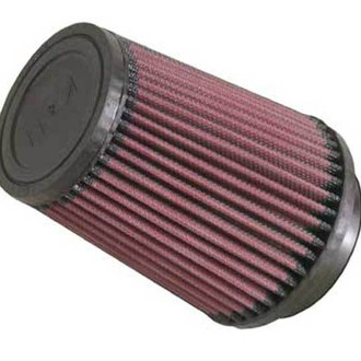 K&N® - Round Tapered Red Air Filter (3" F x 4.5" B x 3.5" T x 5.75" H)
