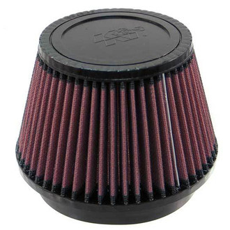 K&N® - Round Tapered Red Air Filter (5" F x 6.5" B x 4.5" T x 4.125" H)