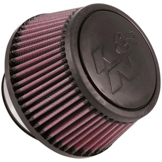 K&N® - Round Tapered Red Air Filter (3" F x 6" B x 4.625" T x 3" H)