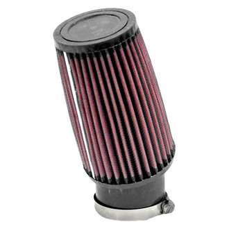 K&N® - Round Tapered Red Air Filter (2.438" F x 3.75" B x 3" T x 6" H)