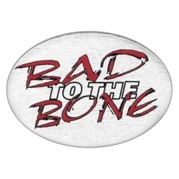 Knockout Decals® - 2" Trailer Hitch Receiver Cover with Bad to The Bone Logo