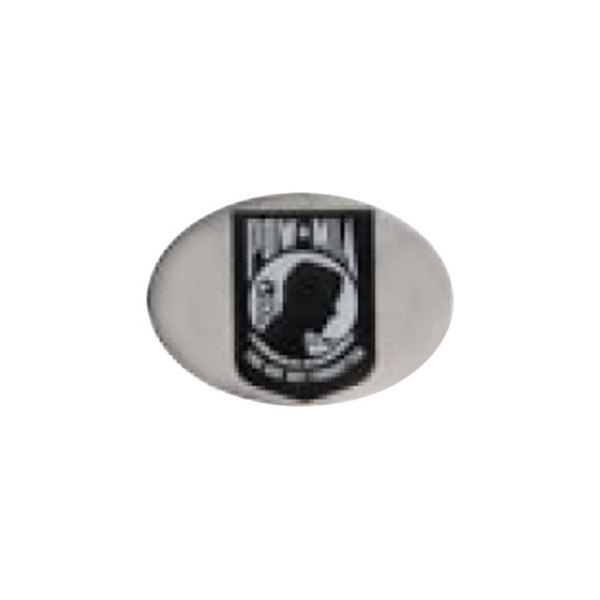 Knockout Decals® - 2" Trailer Hitch Receiver Cover with Pow Mia Logo