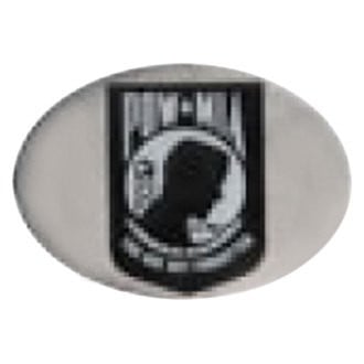 Knockout Decals® 719H - 2" Trailer Hitch Receiver Cover with Pow Mia Logo