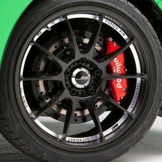KONIG® - MILLIGRAM matte Black with Machined Undercut on Honda CR-Z