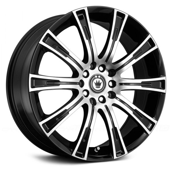 KONIG® - CROWN Gloss Black with Machined Face