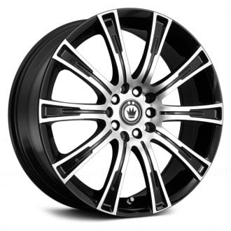 KONIG® - CROWN Gloss Black with Machined Face