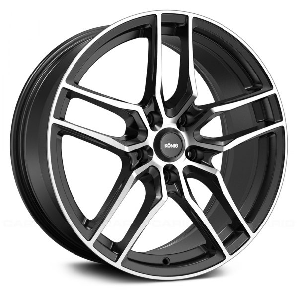 KONIG® - INTENTION Gloss Black with Machined Face