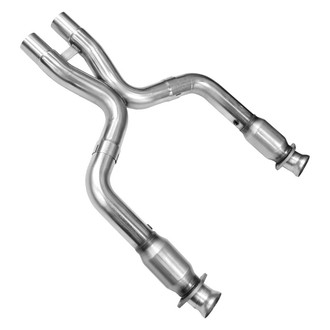 Kooks® - Stainless Steel Long Tube Exhaust Headers with X Pipe Catted Connection Kit