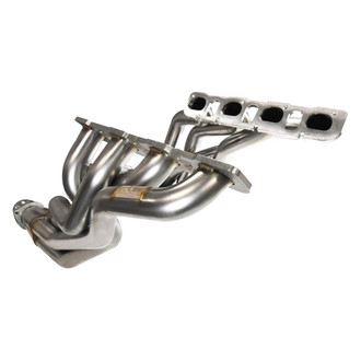Kooks® - Stainless Steel Long Tube Exhaust Headers with X Pipe Catted Connection Kit