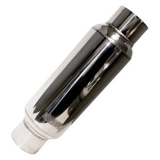 Kooks® - Bullet Style Stainless Steel Race Silver Exhaust Muffler