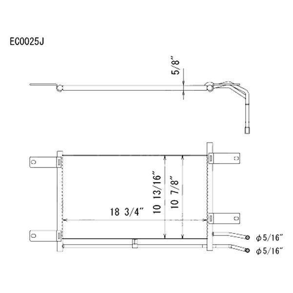 Koyorad® EC0025J Automatic Transmission Oil Cooler