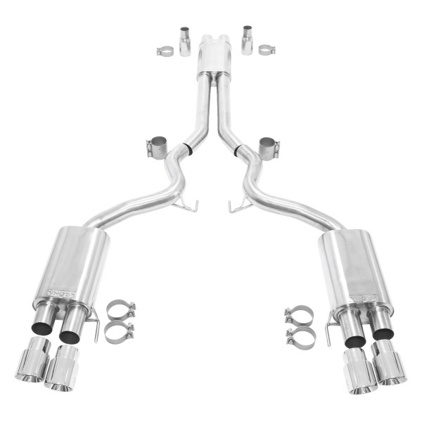 Krona Performance® - Stainless Steel Cat-Back Exhaust System, Ford Mustang