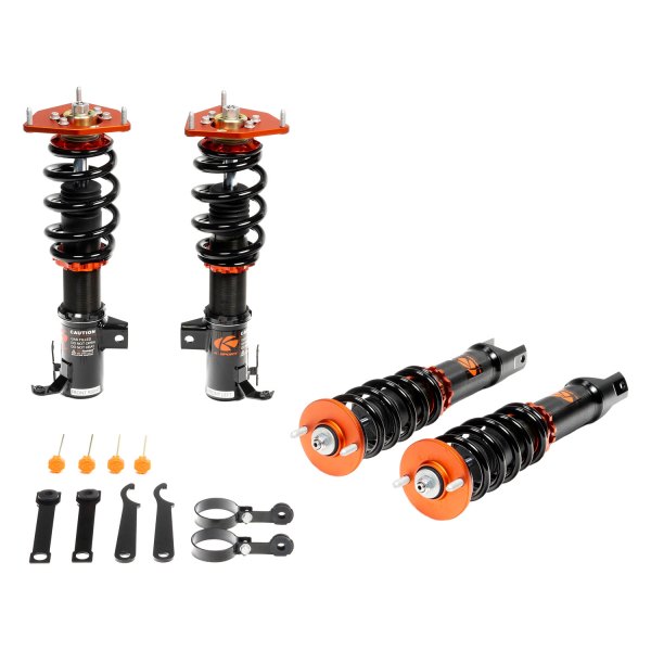 KSport® - Kontrol Sport Front and Rear Lowering Coilover Kit with True Rear Coilovers