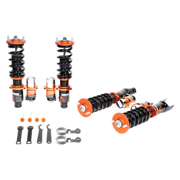 KSport® - Kontrol Plus Front and Rear Coilover Kit with True Rear Coilovers 