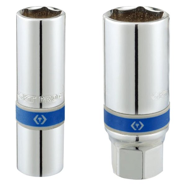 KT Pro® - 1/2" Drive 5/8" Standard 6-Point Magnetic Spark Plug Socket