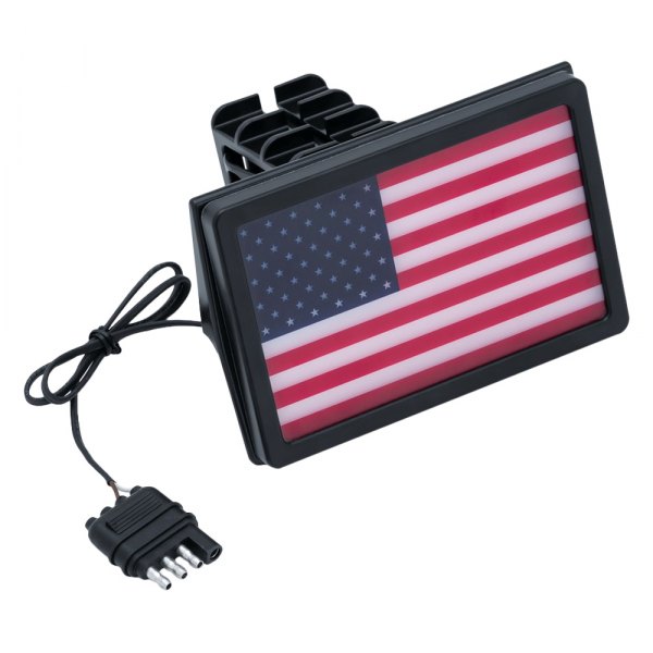 Kuryakyn® - Freedom Flag LED Hitch Cover for 1-1/4" and 2"