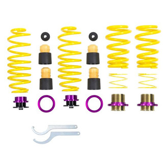 KW Suspensions® - 0.6"-1.8" x 0.6"-1.6" Front and Rear Adjustable Coilover Spring Lowering Kit