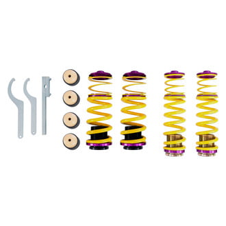 KW Suspensions® - 0.2"-1.2" x 0.2"-1.2" Front and Rear Adjustable Coilover Spring Lowering Kit