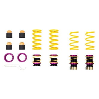 KW Suspensions® - 0.6"-1.4" x 0.6"-1.4" Front and Rear Adjustable Coilover Spring Lowering Kit