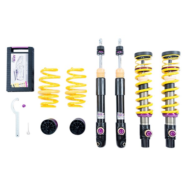 KW Suspensions® - V4 Inox-Line Front and Rear Coilover Kit with Delete Modules