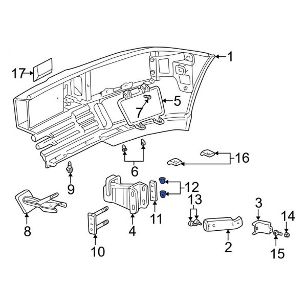 Bumper Cover Nut