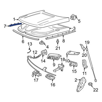 Land Rover OE - Right Hood Seal