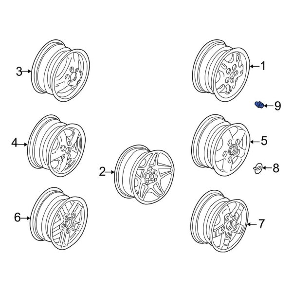 Wheel Lug Nut