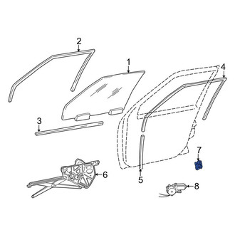Land Rover OE - Front Window Regulator Guide